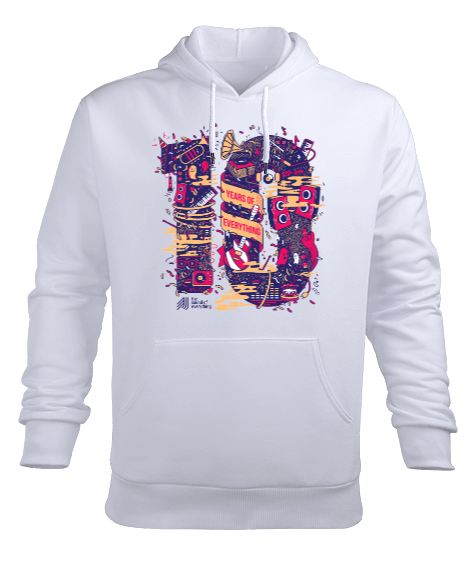 Tisho - 10 numara Hoodie Erkek Kapüşonlu Hoodie Sweatshirt