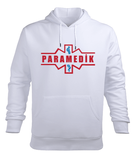 Tisho - 112 ACİL SAĞLIK PARAMEDIC PARAMEDİK AMBULANS Erkek Kapüşonlu Hoodie Sweatshirt