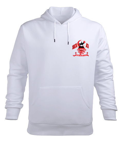 Tisho - 19 Mayıs BASKILI Erkek Kapüşonlu Hoodie Sweatshirt