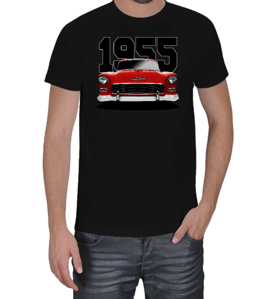 Tisho - 1955 Chevrolet Belair Erkek Tişört