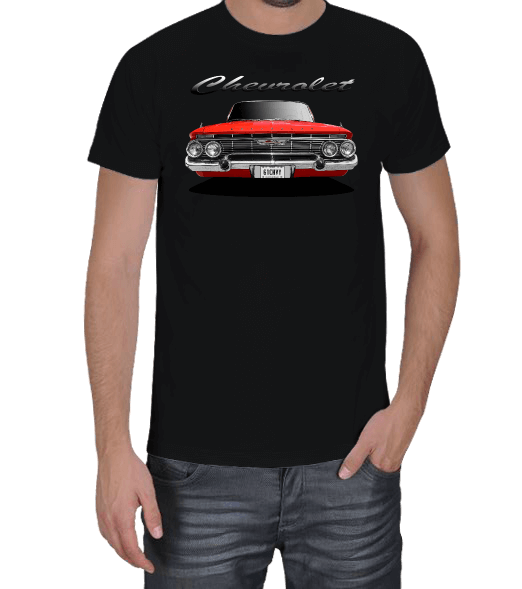 1961 Chevrolet Impala Erkek Tişört