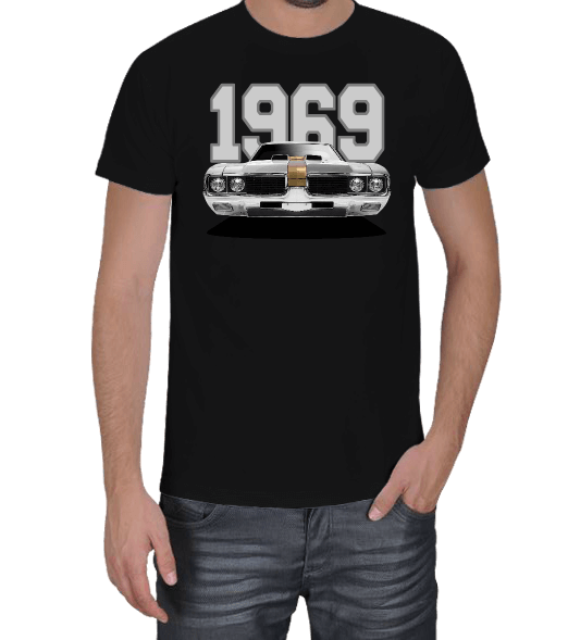 1969 Oldsmobile 442 Erkek Tişört