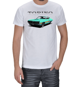 Tisho - 1970 Ford Torino Erkek Tişört