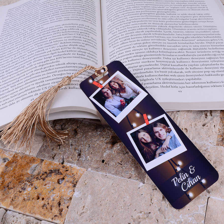 Tisho - 2 Fotoğraflı Kitap Ayracı