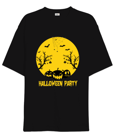 Tisho - 2022 new model Halloween party tasarımı Oversize Unisex Tişört