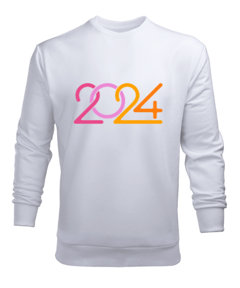 Tisho - 2024 tasarım Beyaz Erkek Sweatshirt