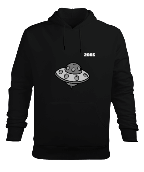 Tisho - 2065 UZAY Erkek Kapüşonlu Hoodie Sweatshirt