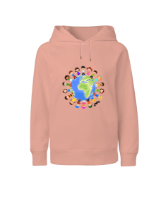 23 Nisan 1- Kido Pembe Çocuk Unisex Hoodie Kapüşonlu - Tisho