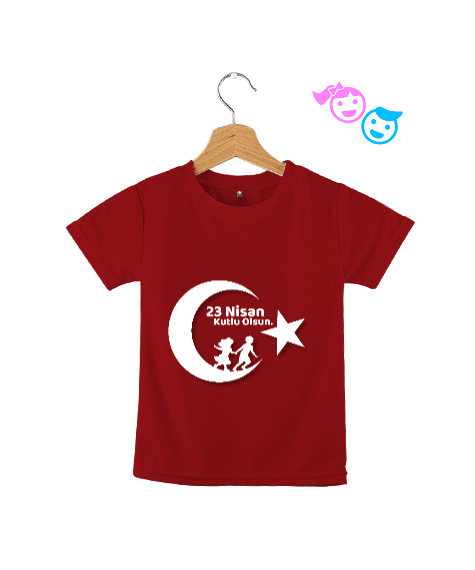 Tisho - 23 nisan çocuk kırmızı Çocuk Unisex