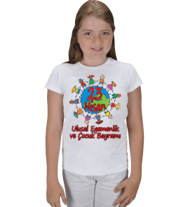 23 NİSAN KIZ ÇOCUK Çocuk Karpuz Kol - Tisho