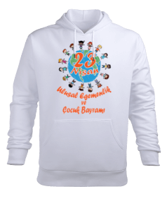 23 NİSAN KUTLAMA Erkek Kapüşonlu Hoodie Sweatshirt - Tisho