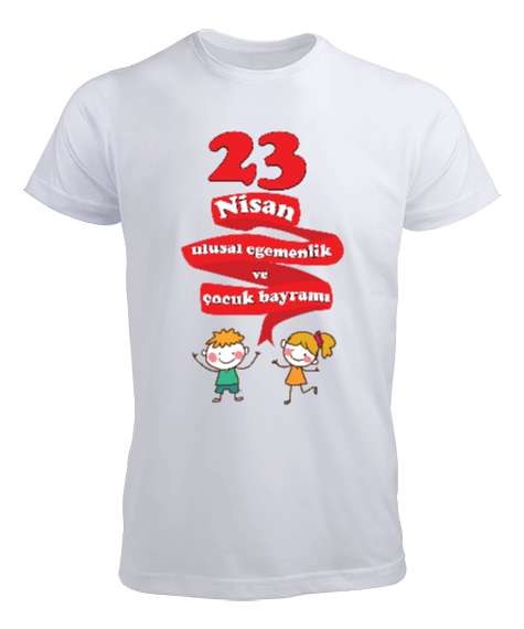 23 Nisan Tasarımı Erkek Tişört - Tisho
