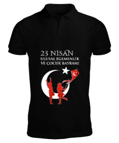 23 Nisan Ulusal Egemenlik ve Çocuk Bayramı. Erkek Kısa Kol Polo Yaka - Tisho