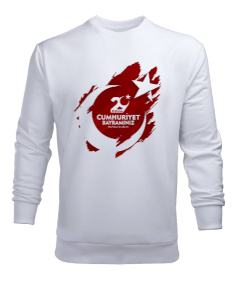 29 Ekim Cumhuriyet Bayramı Baskılı Erkek Sweatshirt - Tisho