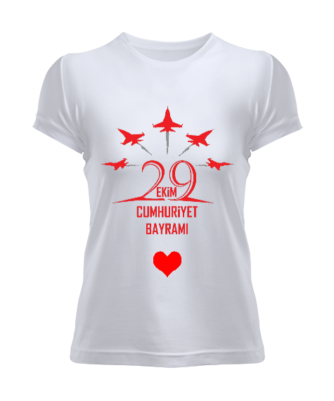 Tisho - 29 ekim cumhuriyet bayramı Kadın Tişört