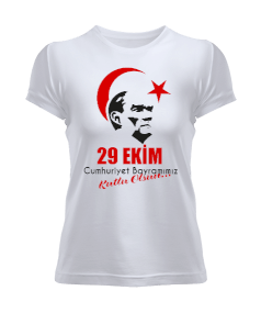 29 Ekim Cumhuriyet Bayramı Kadın Tişört - Tisho