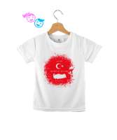 29 Ekim Cumhuriyet Bayramı ve Atatürk 1C Beyaz Çocuk Unisex - Tisho