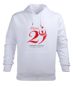 29 Ekim Erkek Kapüşonlu Hoodie Sweatshirt - Tisho
