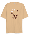 29 Ekim Kutlaması Camel Oversize Unisex Tişört - Tisho