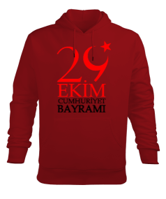 29 ekim temalı Erkek Kapüşonlu Hoodie Sweatshirt - Tisho