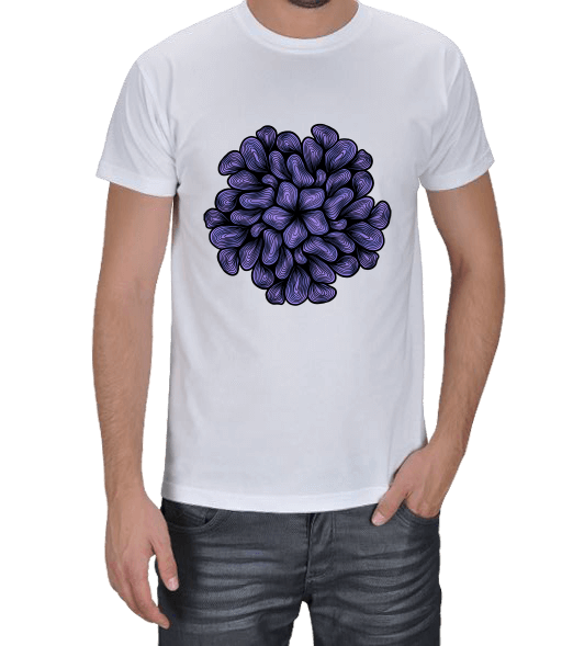 Tisho - 3D Flower Erkek Tişört