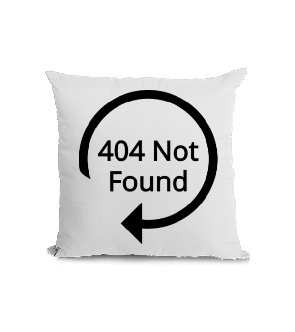 Tisho - 404 Not Found Kare Yastık