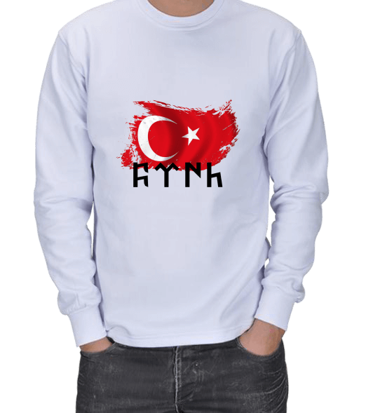 Tisho - 505134 TÜRK GÖKTÜRKCE ERKEK SWEATSHIRT