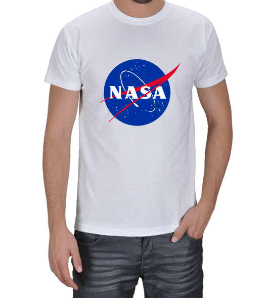Tisho - 505183 NASA LOGOLU Erkek Tişört