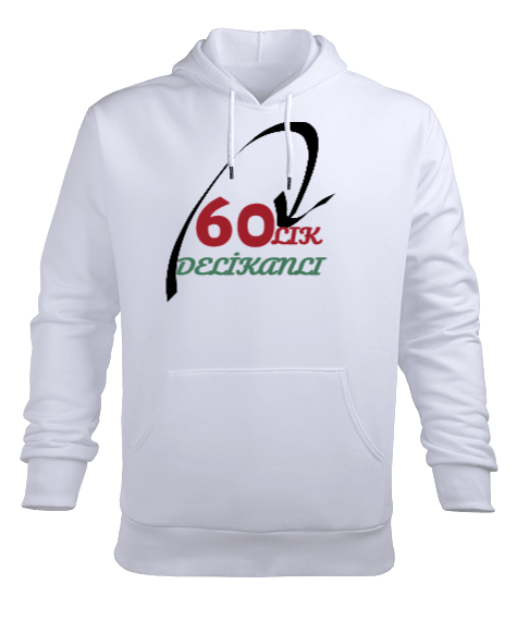 Tisho - 60LIK DELİKANLI Erkek Kapüşonlu Hoodie Sweatshirt