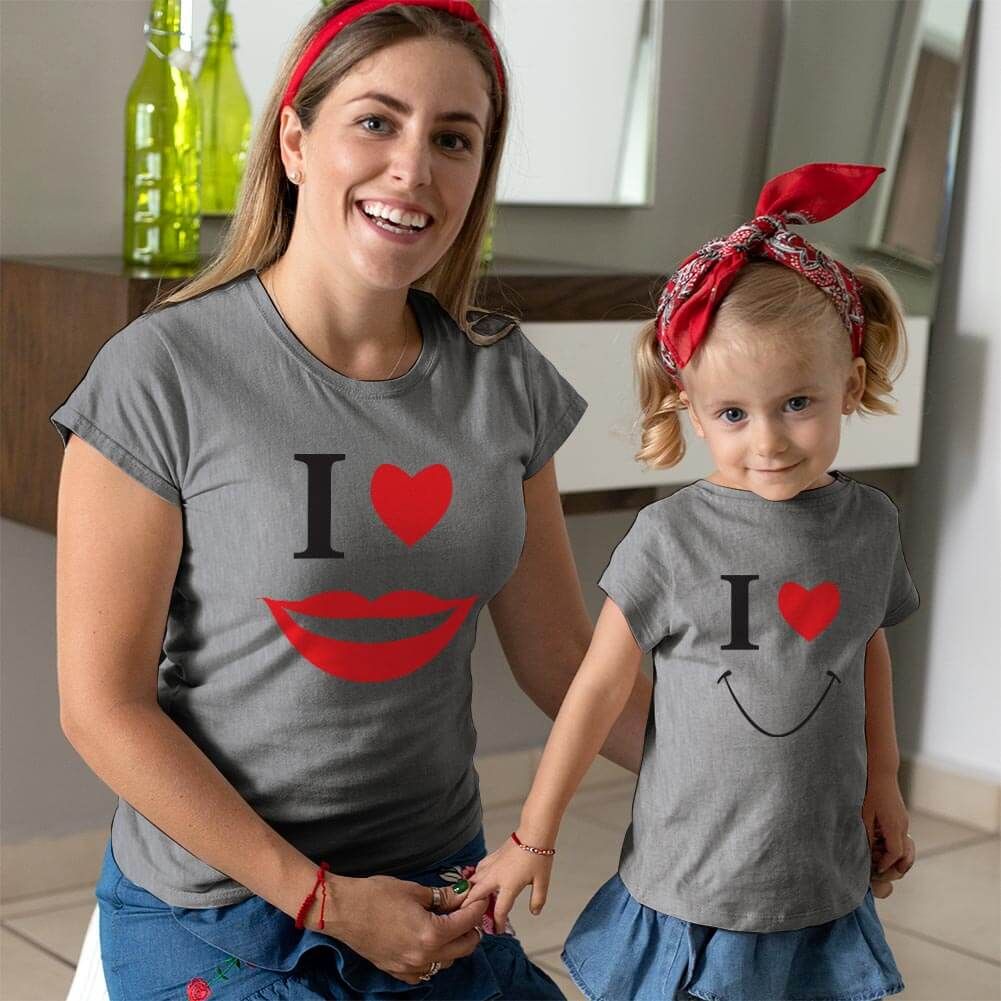 Smile Anne Kız Çocuk Tişört Kombini