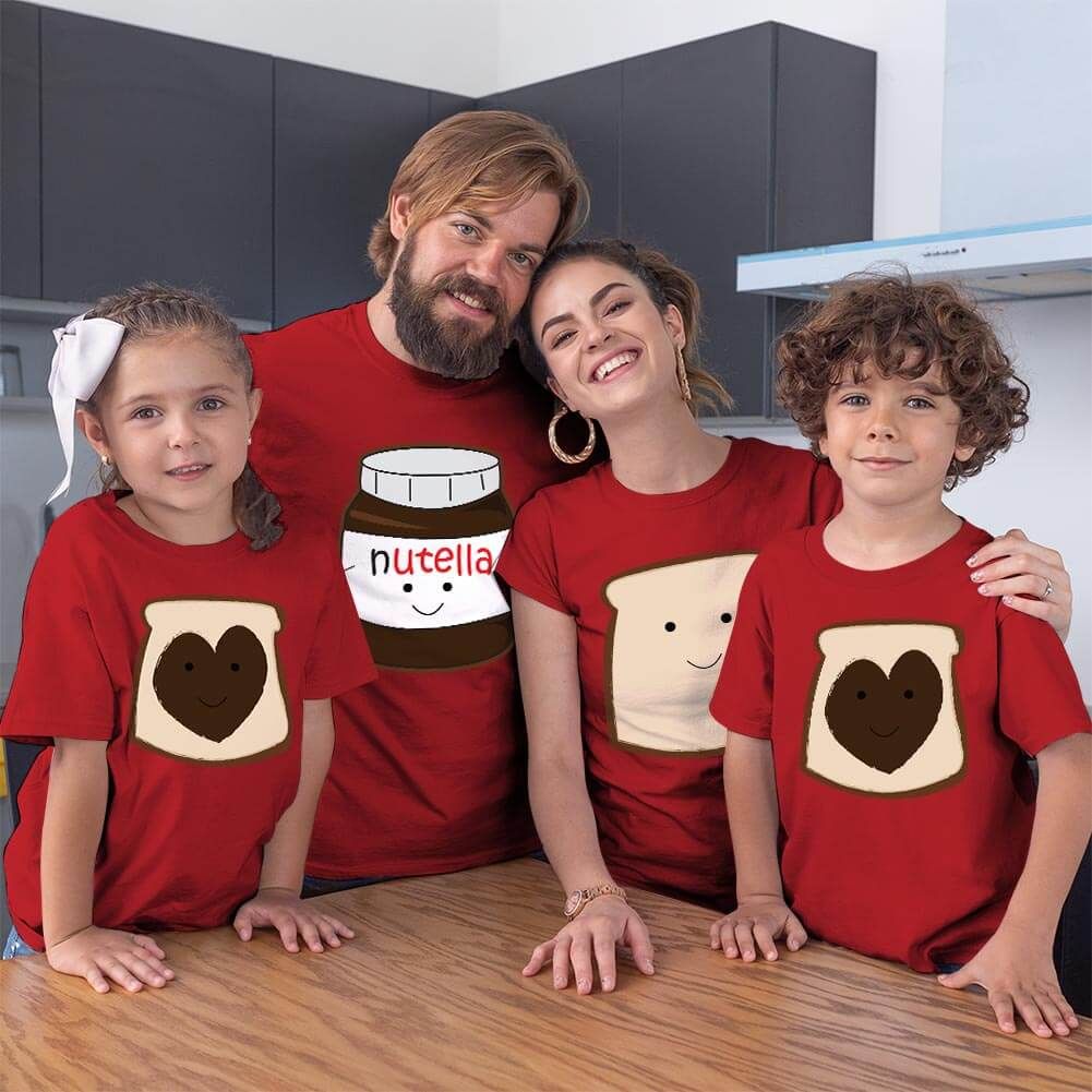 Nutella Aile Tişört Kombini