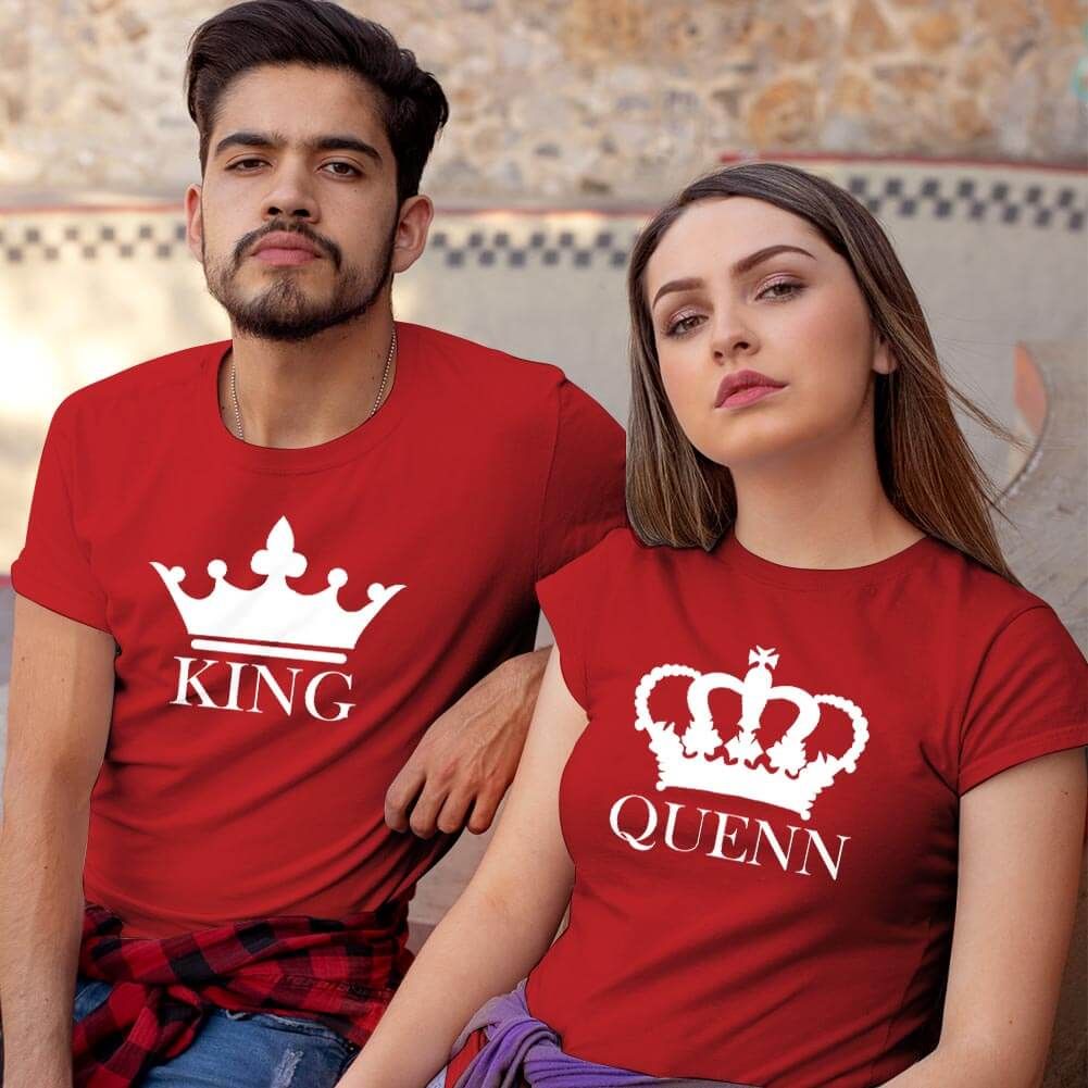 King Queen Sevgili Tişört Kombini
