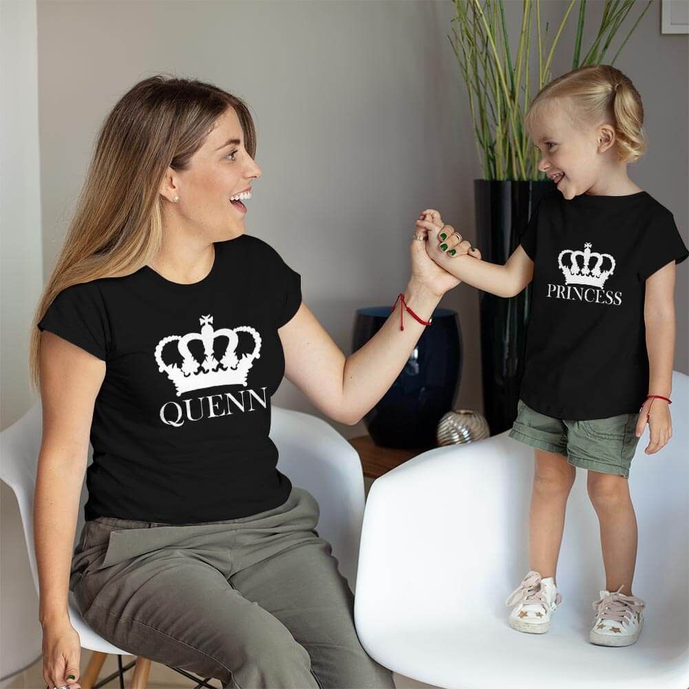 Queen ve Princess Anne Kız Çocuk Tişört Kombini (1)