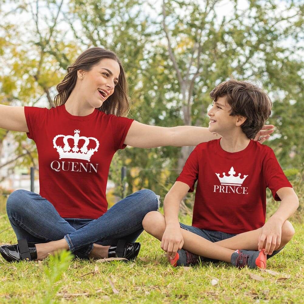 Queen ve Prince Anne Erkek Çocuk Tişört Kombini