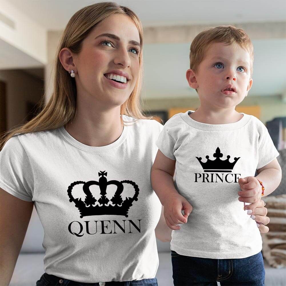 Queen ve Prince Anne Erkek Çocuk Tişört Kombini (1)