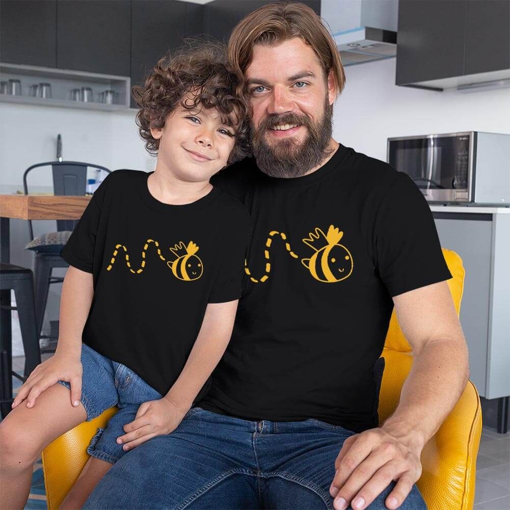 Arım Balım Baba Erkek Çocuk Tişört Kombini