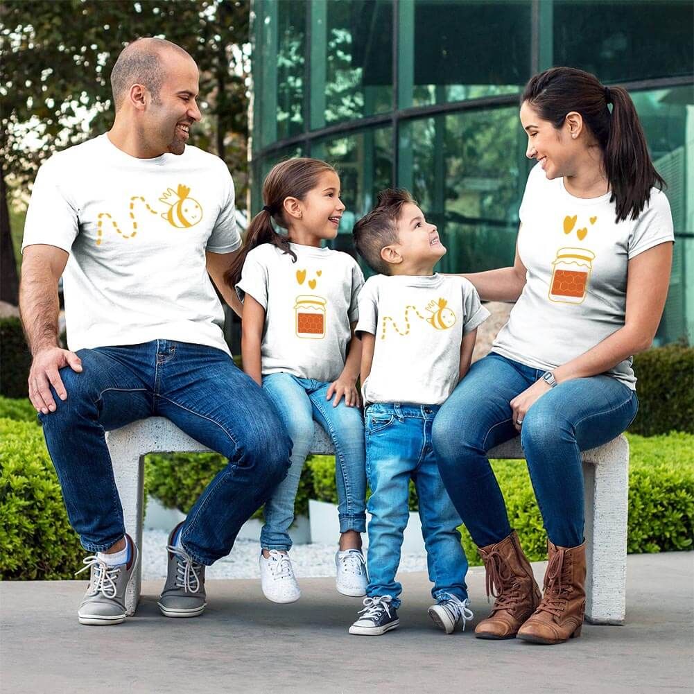 Arım Balım Ailem Tişört Kombini