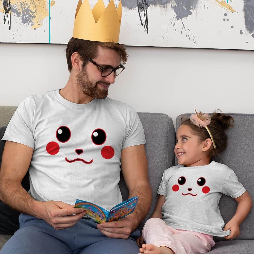Pikachu Baba Kız Çocuk Tişört Kombini