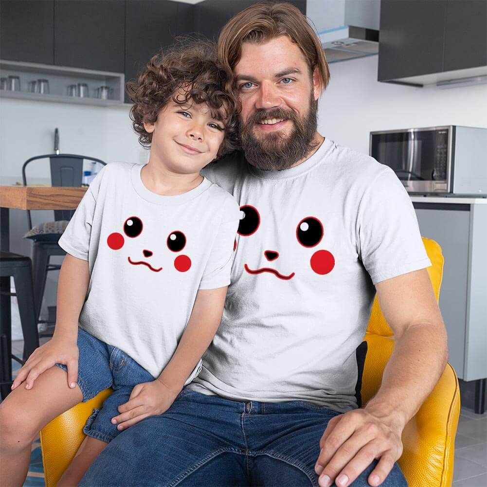 Pikachu Baba Erkek Çocuk Tişört Kombini