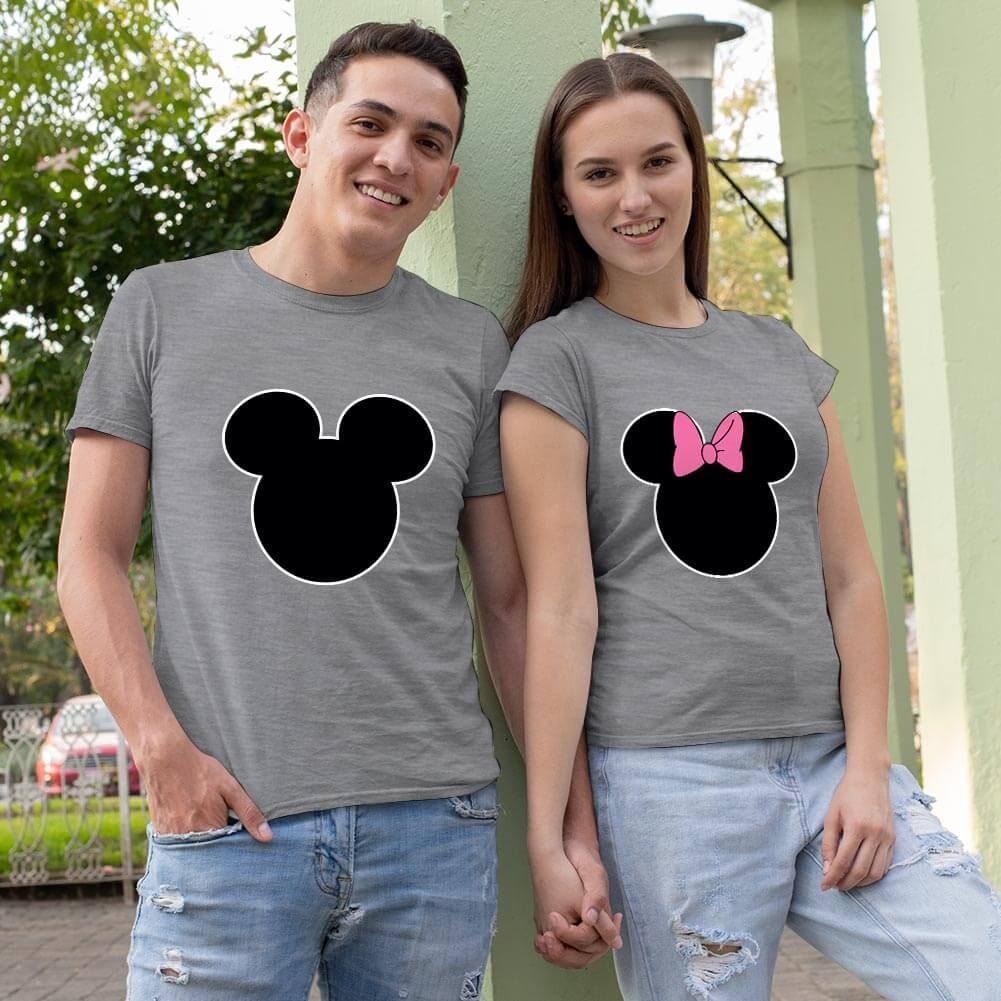 Mickey ve Minnie Mouse Sevgili Tişört