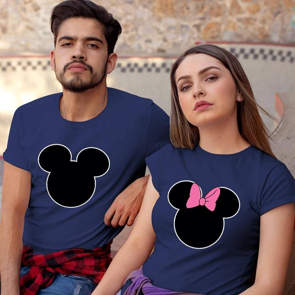 Mickey ve Minnie Mouse Sevgili Tişört (1)