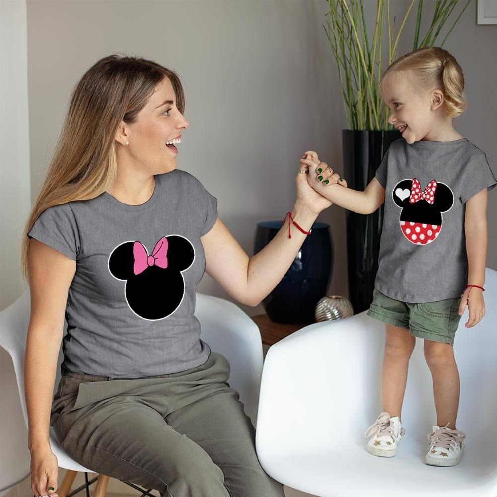 Minnie Mouse Anne Kız Çocuk Tişört Kombini