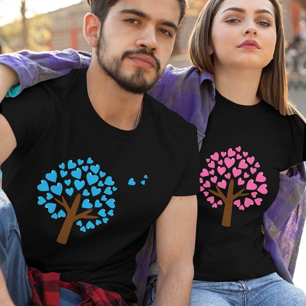 Aşk Ağaçları Sevgili Tişört Kombini