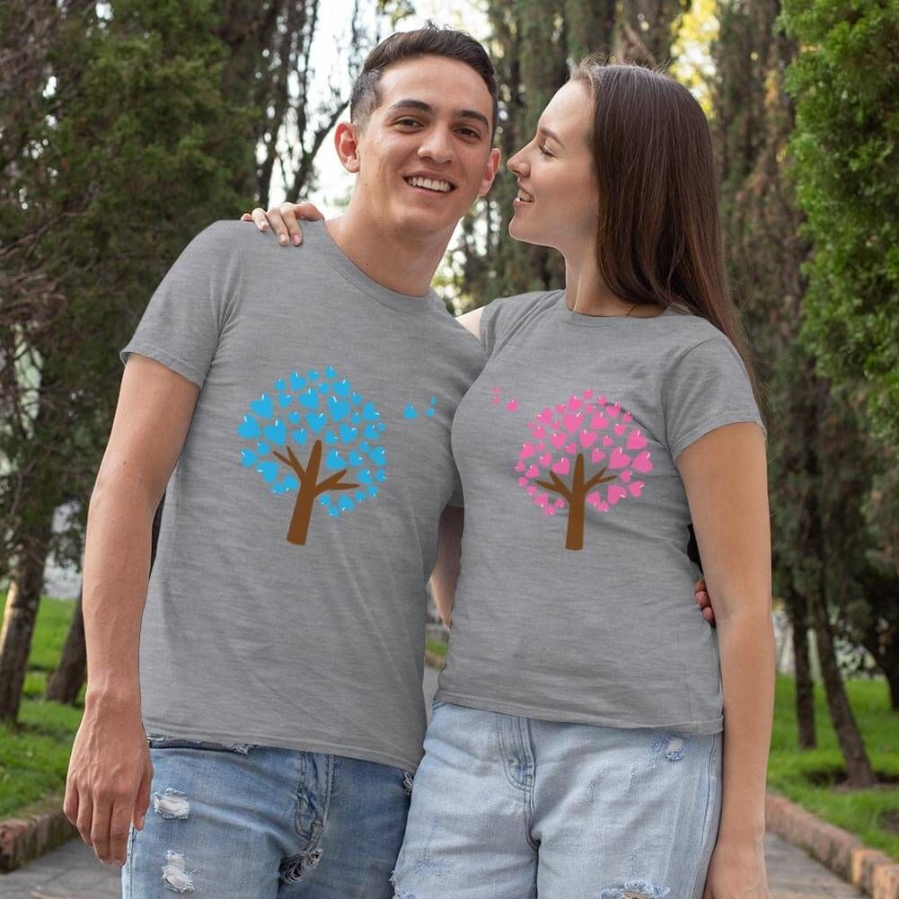 Aşk Ağaçları Sevgili Tişört Kombini
