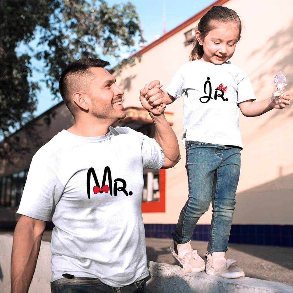 Mr and Jr Baba Kız Çocuk Kombini (1)