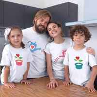 Büyüyen Sevgi Temalı Aile Tişört Kombini - 2