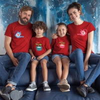 Büyüyen Sevgi Temalı Aile Tişört Kombini - 3