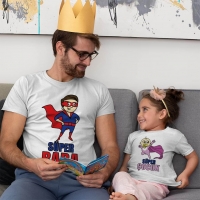 Süper Baba ve Kız Çocuk Kombini - 3