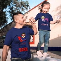 Süper Baba ve Kız Çocuk Kombini - 4