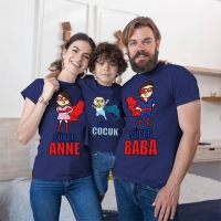 Süper Anne Baba ve Erkek Çocuk Kombini - 2